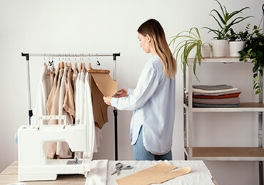 Modern stripes in classic tones blog 9