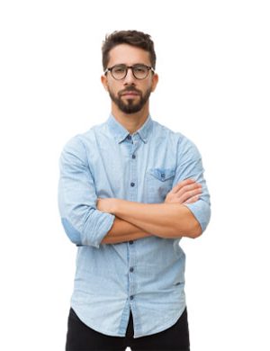 white striped shirt